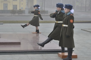 Pioneers at the Victory Square, foto: Ilya Kuzniatsou
