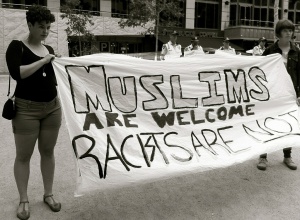 MelanieLazarow_Muslims are welcome racists are not