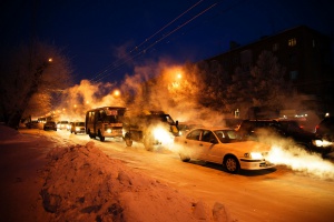 Mikhail Koninin_Evening traffic (Novosibirsk, Siberia)