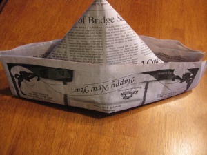 I wear my newspaper hat_Kate Ter Haar