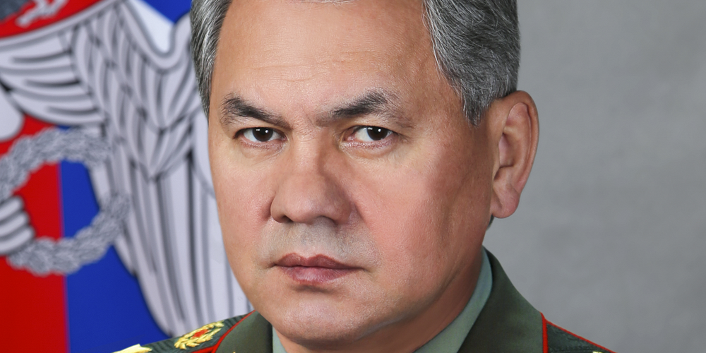 Official portrait of Sergey Shoigu Ministry of Defence cr