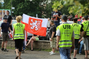 Neo-nazi rally, Duchcov, foto: Daniela Kantorova