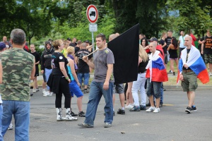 Neo-nazi rally, Duchcov, foto: Daniela Kantorova