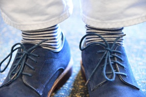 Paul Bergevin Intel Global Communications blue suede shoes, foto: Intel Free Press