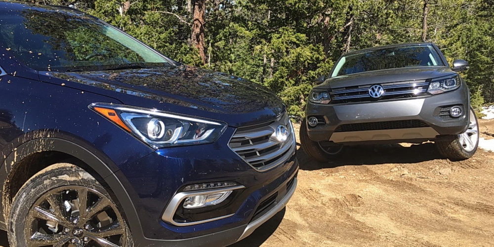 2017 hyundai santa fe vs 2016 vw tiguan