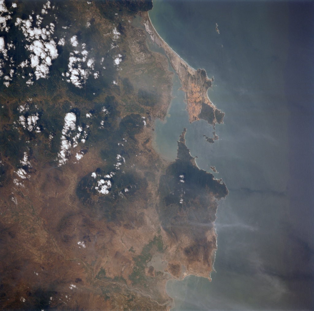 Cam Ranh Bay satellite view/NASA-JSC-ES&IA