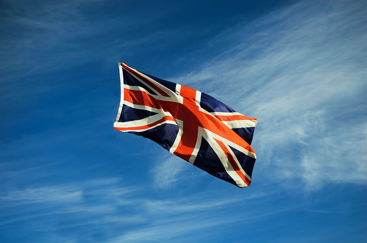 Jiri Hodan British Flag in the Air