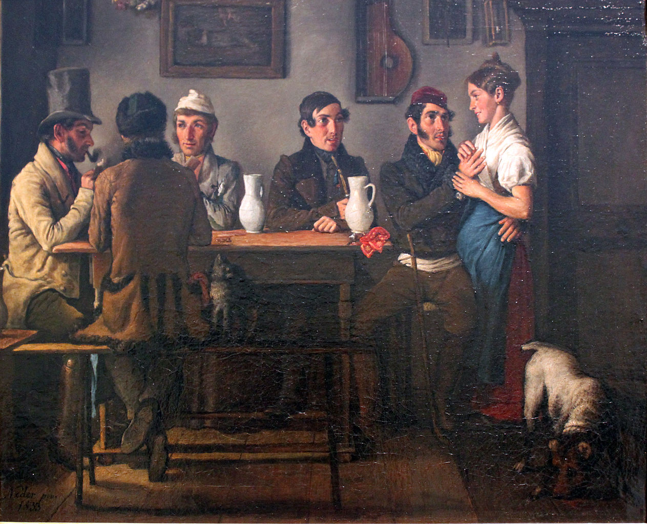 Násilí ženy In the Tavern German National Musem commons.wikipedia.org