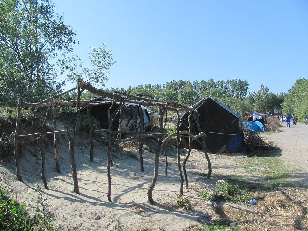 Calais Refugee Camp by Michal Bělka