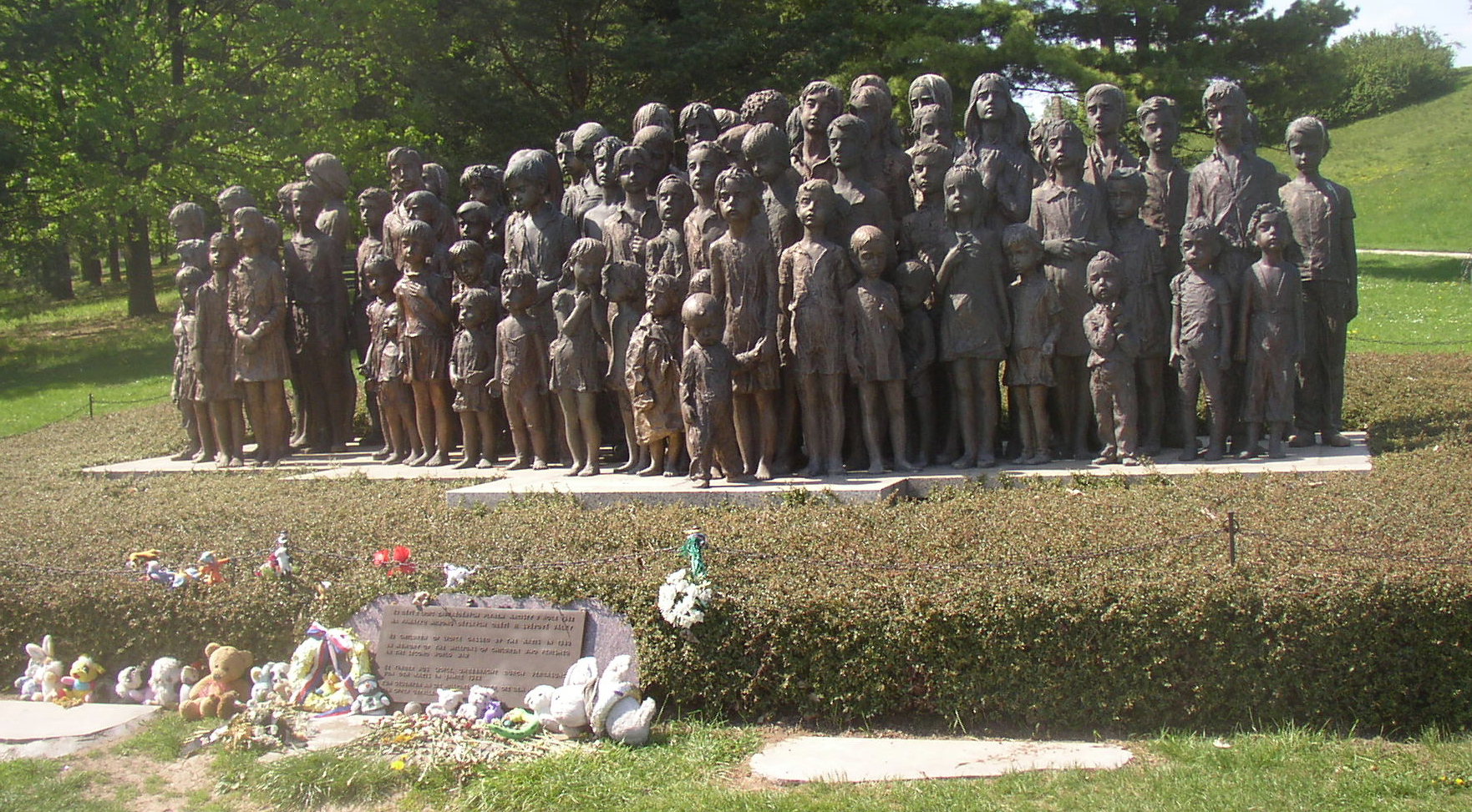 Lidice Memorial to the children of Lidice Miaouw Miaouw