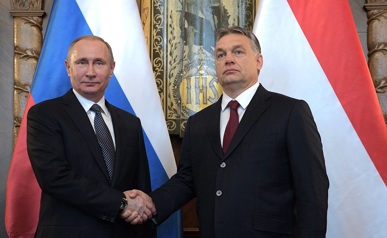 Vladimir Putin and Viktor Orbán The Russian Presidential Press and Information Office