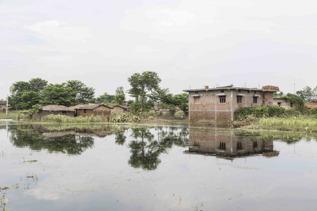 Zaplavená oblast Rautahat, Nepál, foto Sajana Shrestha