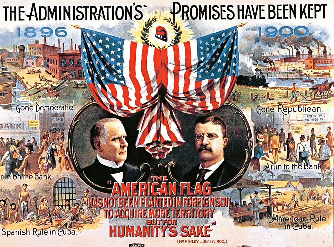 Campaign Poster from United States 1900 Presidential Election