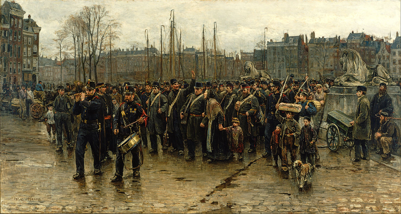 Isaac Israels Transport of Colonial Soldiers Google Art Project