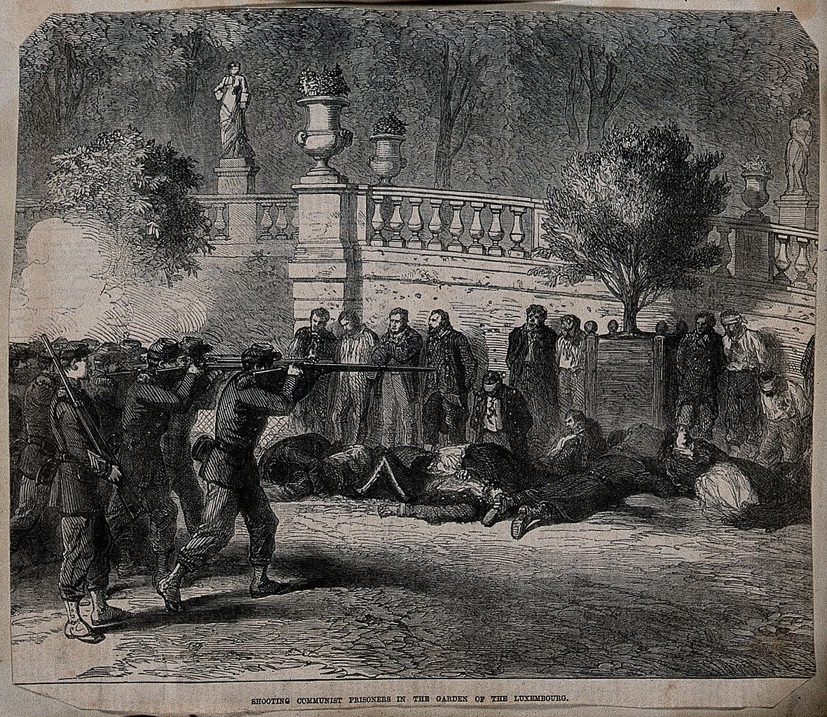 aa1 Execution of Communist prisoners in the garden of the Wellcome photo wellcomeimages.org