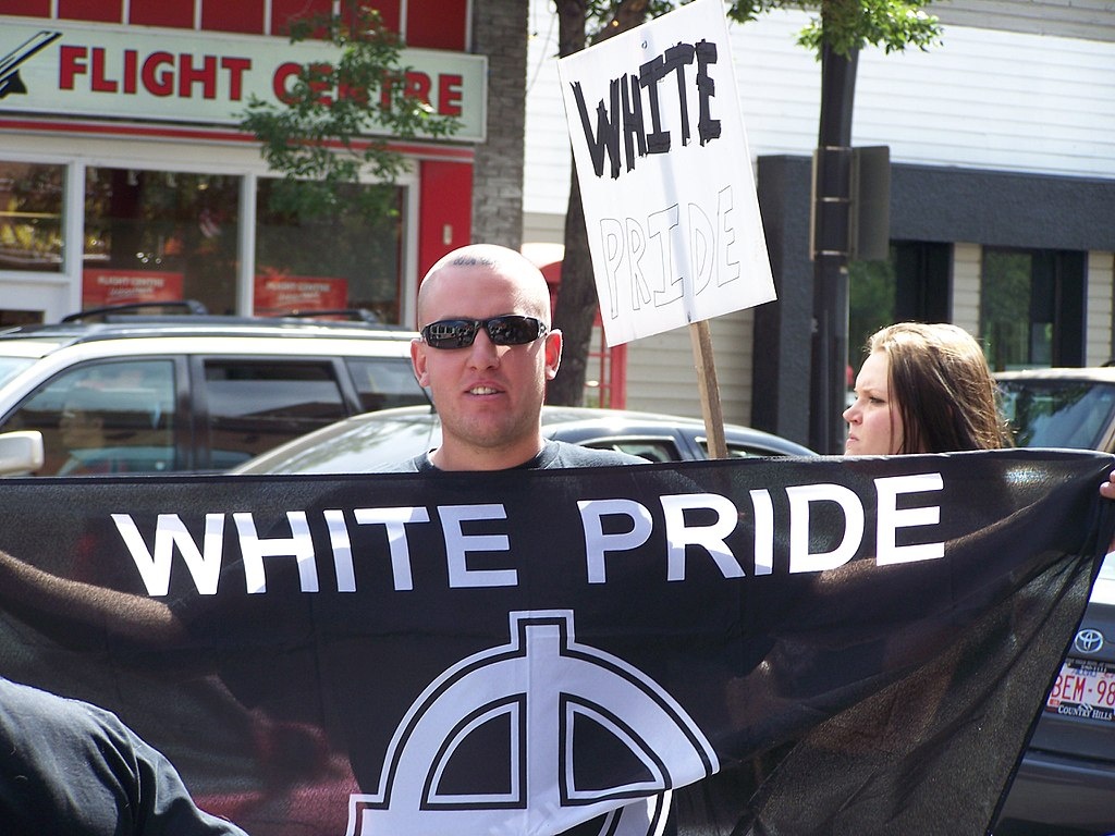 Aryan Guard in Kensington, Calgary, Canada, photo by Thivierr