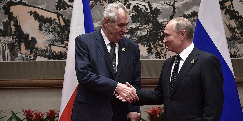 With President of the Czech Republic Milos Zeman cr