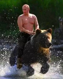Putin Riding Bear, commons.wikimedia.org