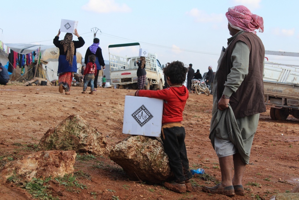 Hazano camps, Syria, Sari Haj Jneid, People in need