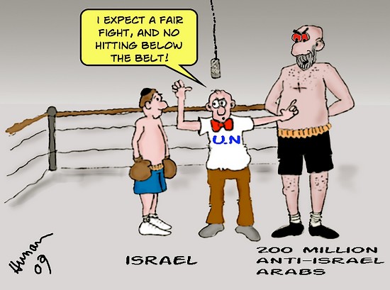Israel vs. Arabs by Barry Hunau, Jerusalempost