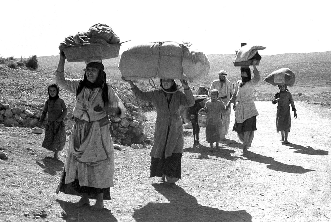 The War of Independence. Arab People Fleeing from their Galilee Villages David Eldan GovernmentPress Office GPO