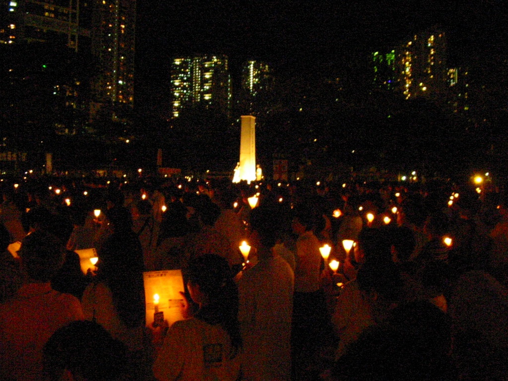 Candlelight Vigil for June 4 Massacre by Wrightbus