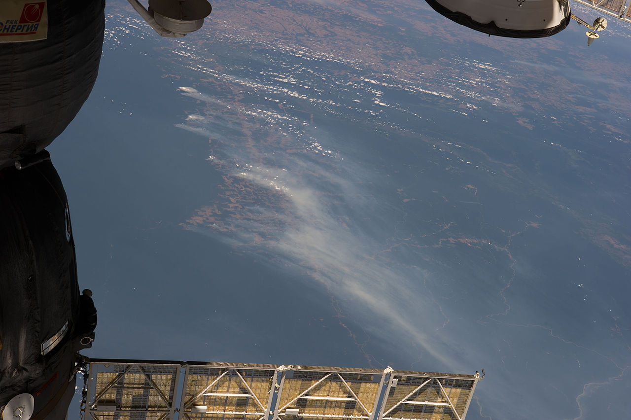 Deforestationin the State of Pará seen from the International Space Station by NASA