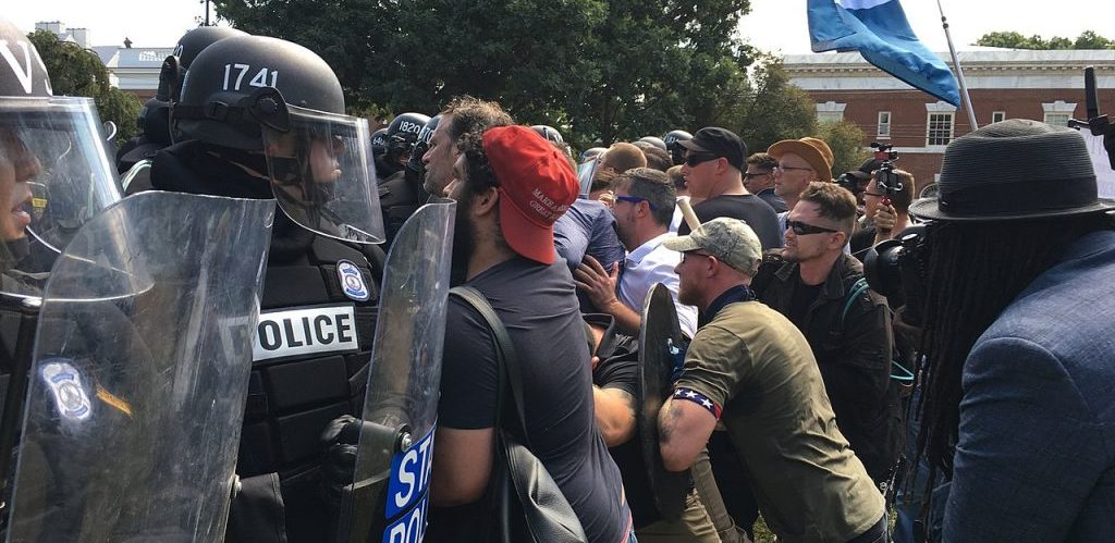 White supremacists clash with police by Evan Nesterak