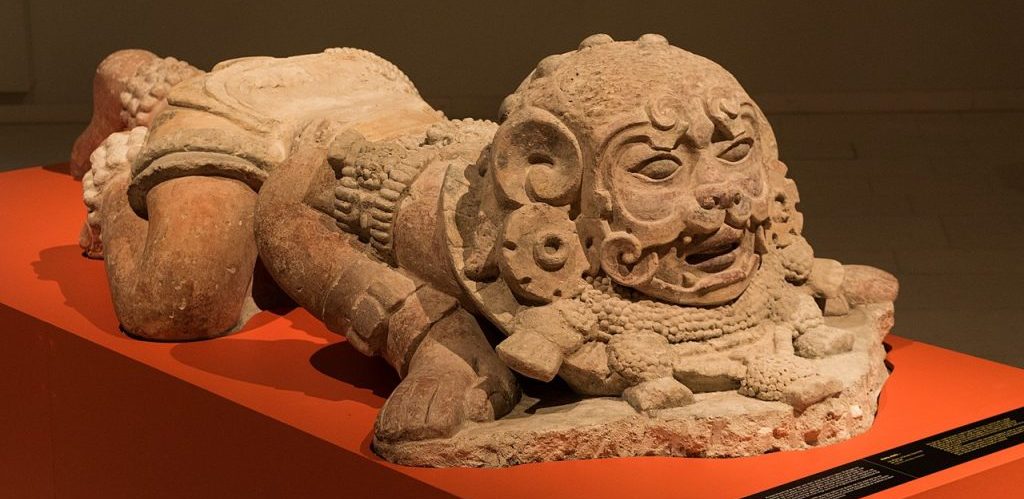 Big sculpture of a Maya Warrior from San Migueal La Palotada Guatemala made between 250 600 AD by GorissM