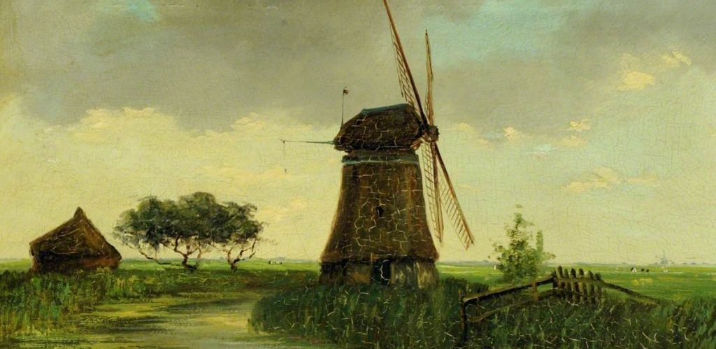 Cornelis Julius van Wickevoort Crommelin A Dutch Windmill