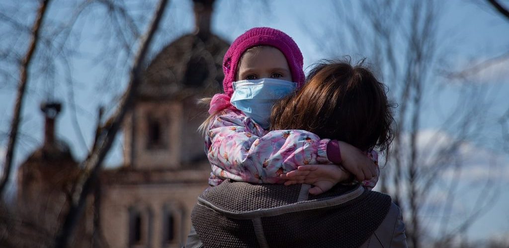 Baby and Mom during a Coronavirus Pandemic by vperemen.com