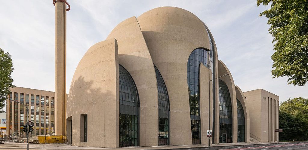 The DITIB Central Mosque in Koln Ehrenfeld by Uwe Aranas