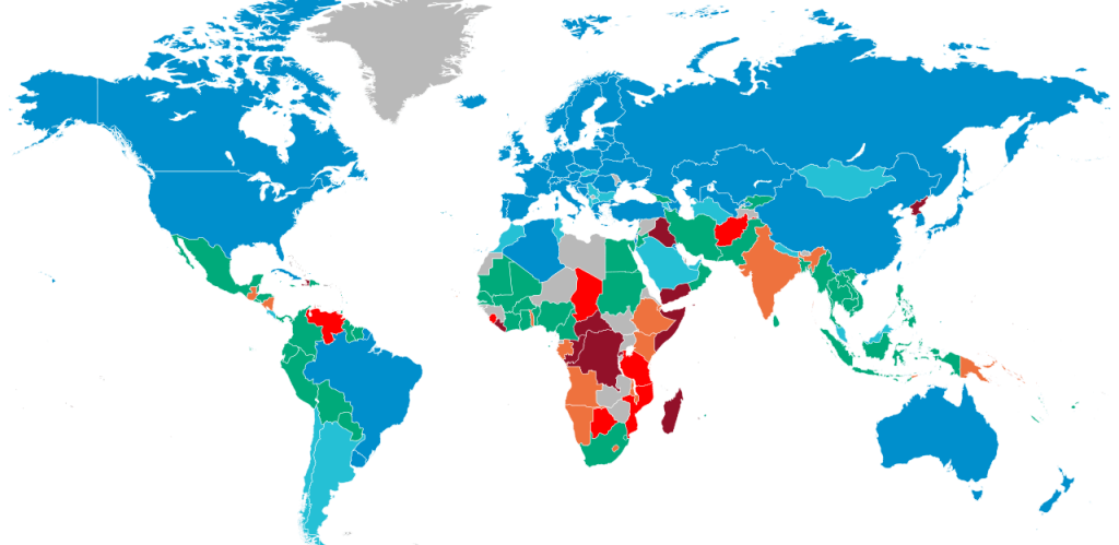 Hunger Map 2021 World Food Programme by Allice Hunter