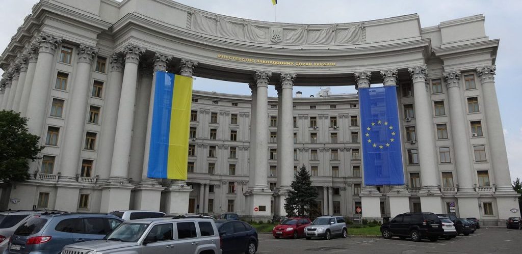 Ukraine Ministry of Foreign Affairs – with EU Flagging by JoMa
