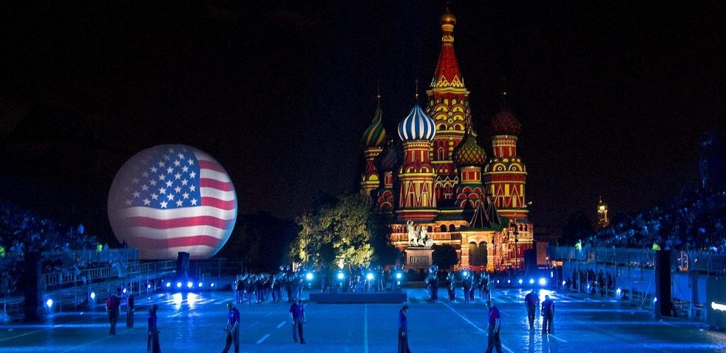 The US Army Europe Band and Chorus perform on Red Square in Moscow by Richard Bumgardner US Army Europe Public Affairs