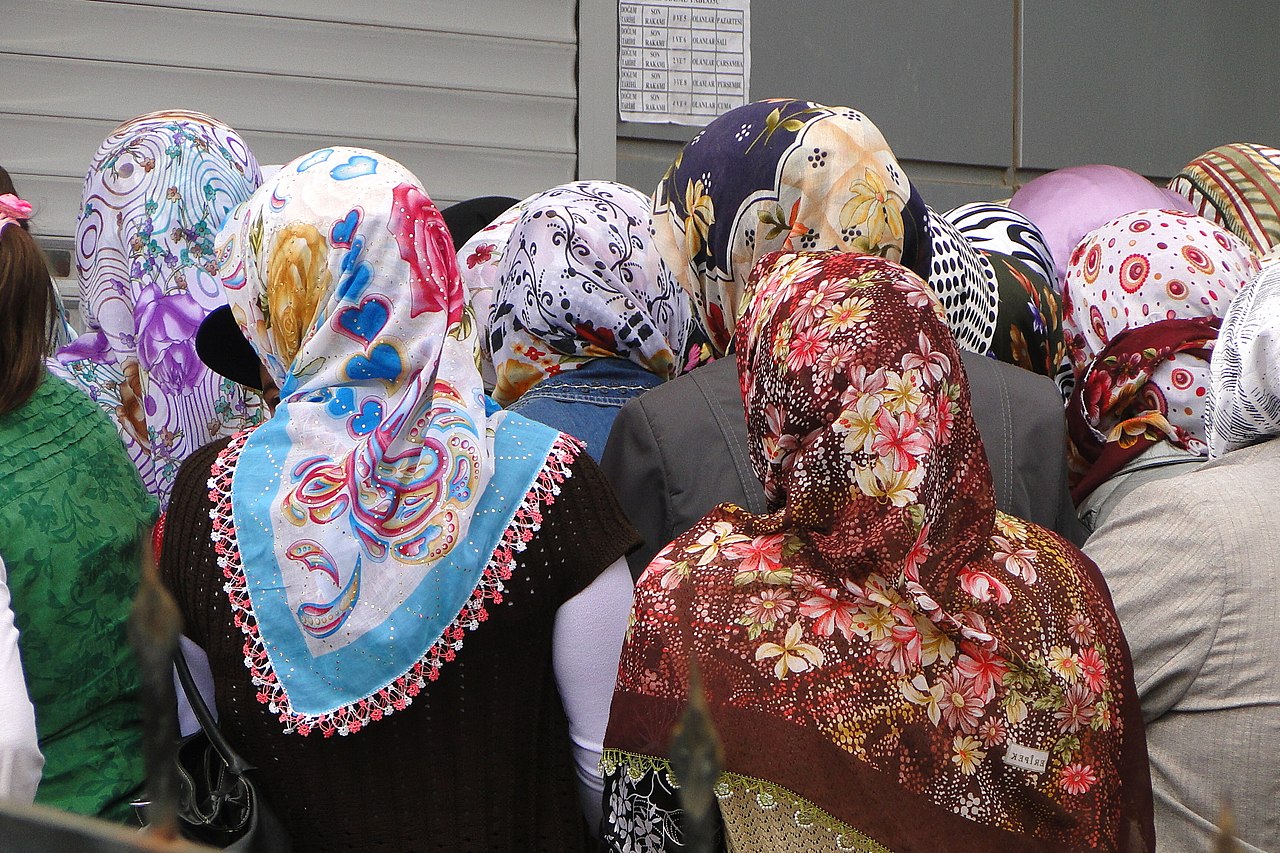 Kurdish Women in Hijab Headscarves Dogubayazit Turkey