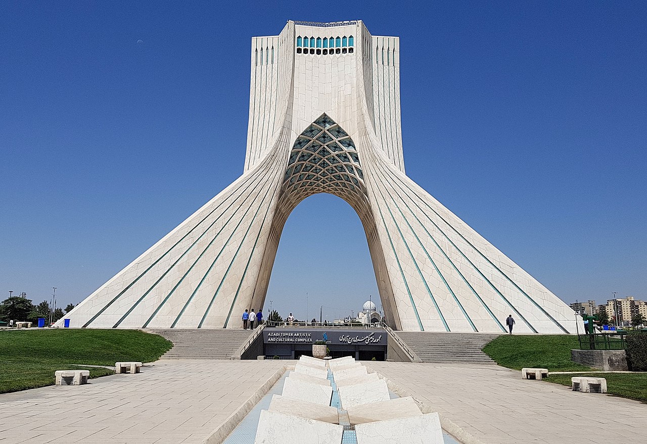 The Azadi Tower Freedom Tower formerly known as the Shahs Memorial Tower by Blondinrikard Froberg