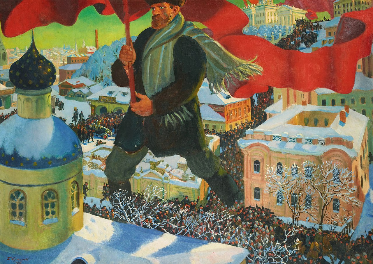 Boris Kustodiev The Bolshevik The Tretyakov Gallery