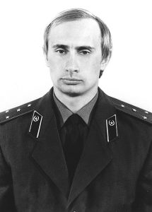 Vladimir Putin in KGB uniform by unknown author