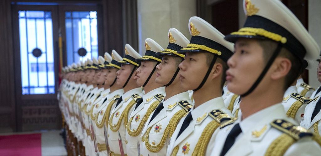 Chinese sailors by U.S. Department of Defense