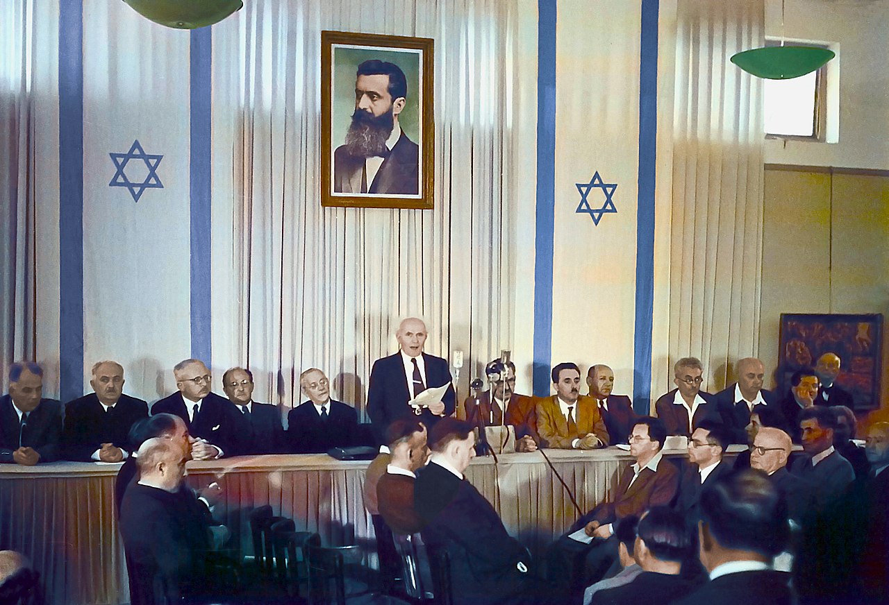 Declaration State of Israel 1948 by Melery821976
