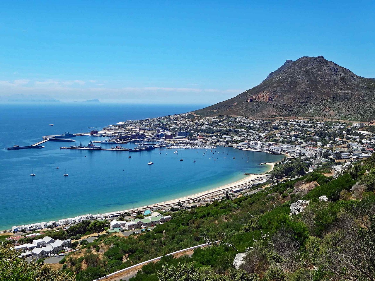 The famous bay of Simon's Town close to Cape Town by Simon's Town
