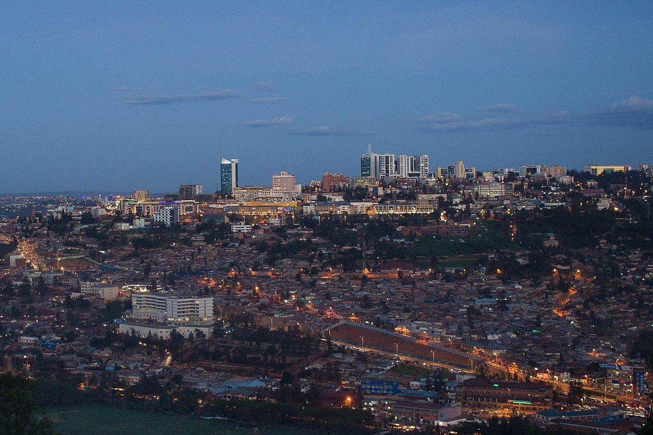 The skyline of central Kigali, Rwanda, by Adrien K.