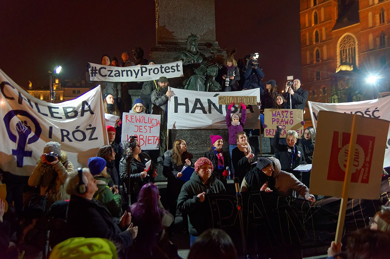 Czarny Piątek. Protest przeciwko zaostrzeniu ustawy antyaborcyjnej w Krakowie, Jakub Halun