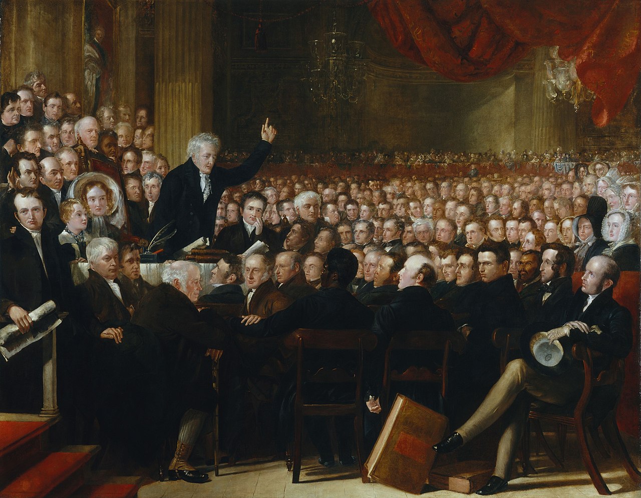 The Anti Slavery Society Convention, 1840, by Benjamin Robert Haydon