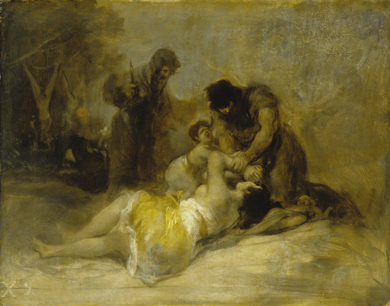 Útok na ženu, Francisco de Goya, Städel Museum