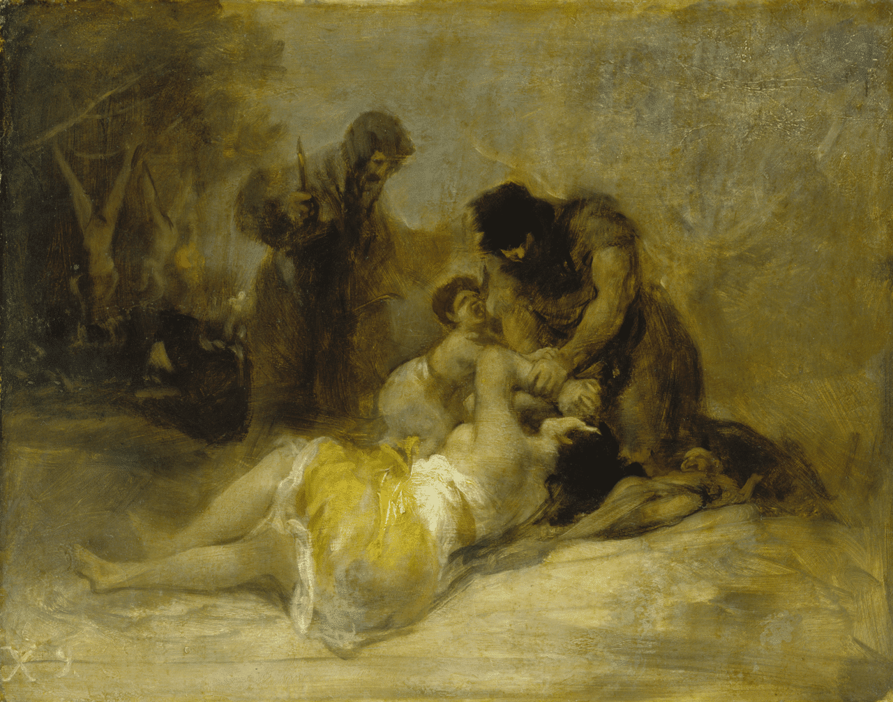 Útok na ženu, Francisco de Goya, Städel Museum