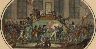 Attentat contre Robespierre a la Commune de Paris le 9 Thermidor an II 27 juillet 1794 Musee Carnavalet