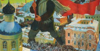 Boris Kustodiev The Bolshevik The Tretyakov Gallery